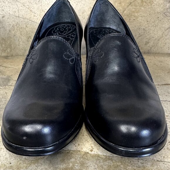 DANSKO WOMEN'S BLACK LEATHER CLOGS COMFORT SHOES SIZE 36 (US 5.5/6) - Picture 9 of 16